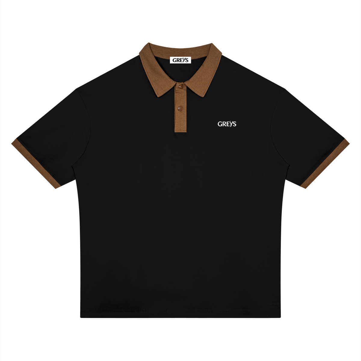 Greys Color Block Polo Shirt – Unisex