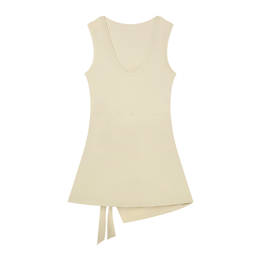 Seline A-Line Sleeveless Kjole – Dame