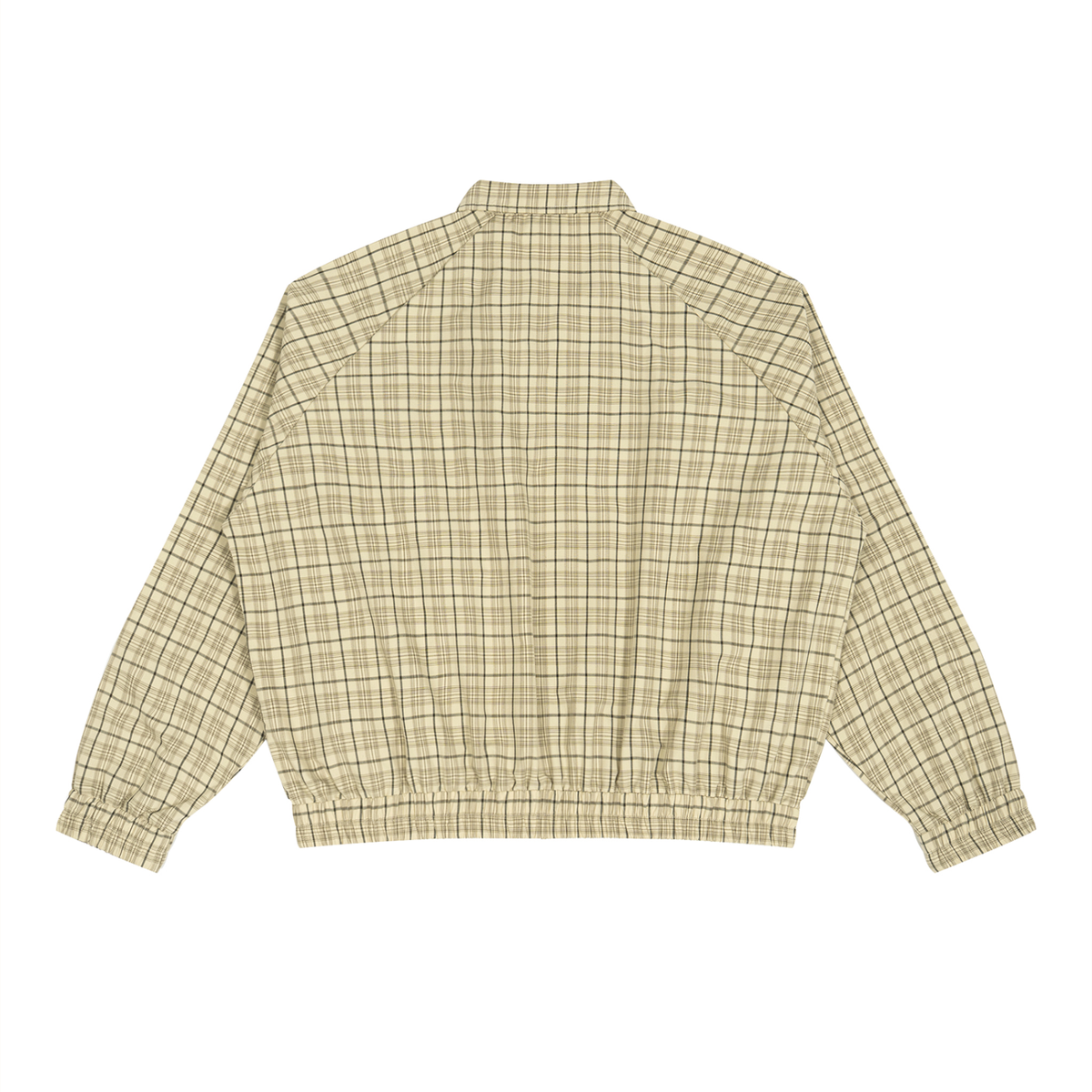 Plaid Full-Zip Track Jacket – Unisex