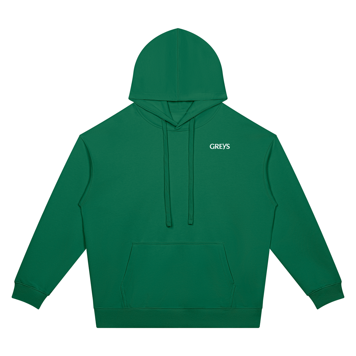 Greys Oversized Drop Shoulder Hoodie – Unisex