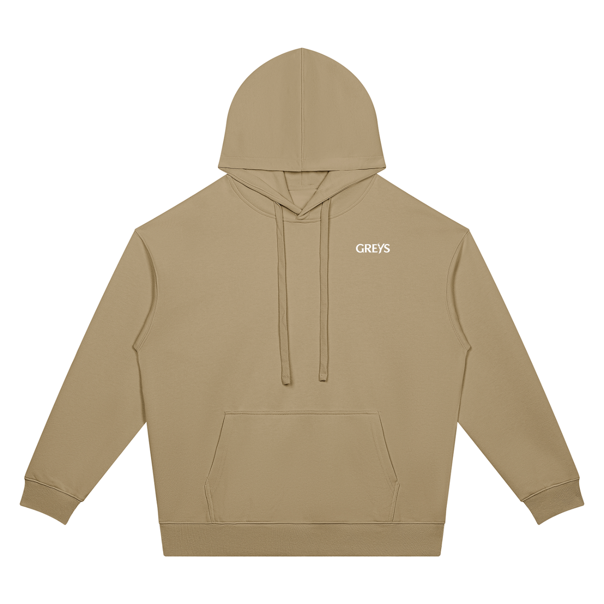 Greys Oversized Drop Shoulder Hoodie – Unisex