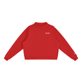 Seline Fleece Mock-Neck Crew Sweat – Dame