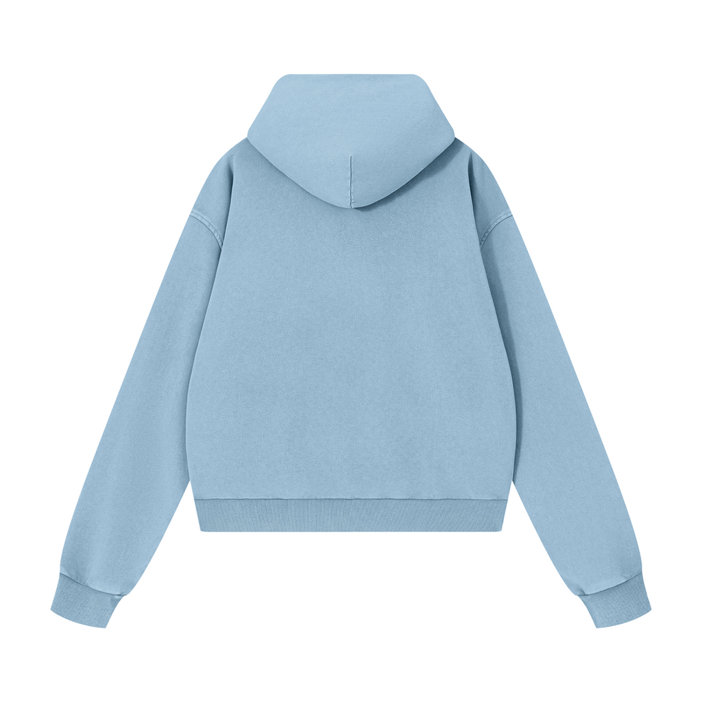 Greys Mineral Boxy Full Zip Hoodie - Unisex