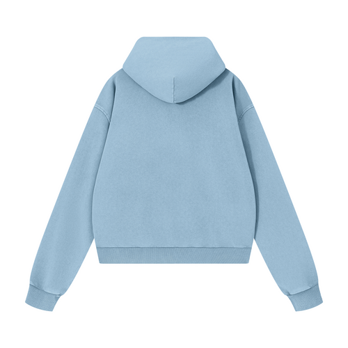 Greys Mineral Boxy Full Zip Hoodie - Unisex