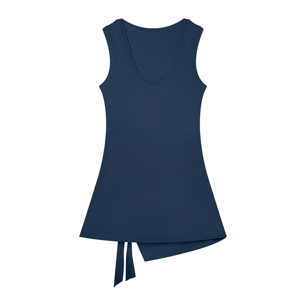 Seline A-Line Sleeveless Kjole – Dame